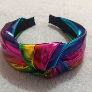 Boutique Women’s/Girl’s Metallic Rainbow Knot Headband